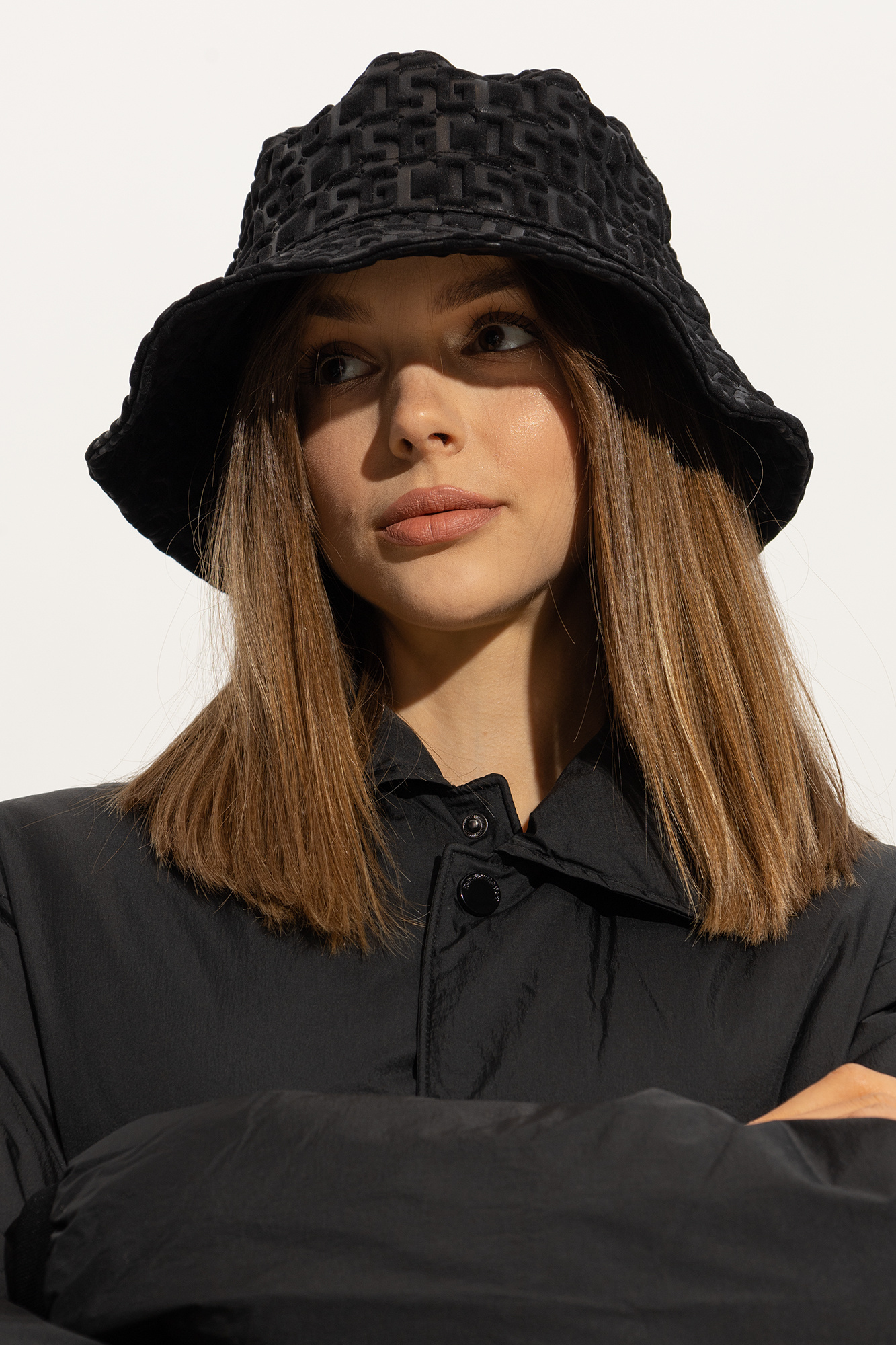 Black Monogram bucket hat GCDS - Vitkac Canada